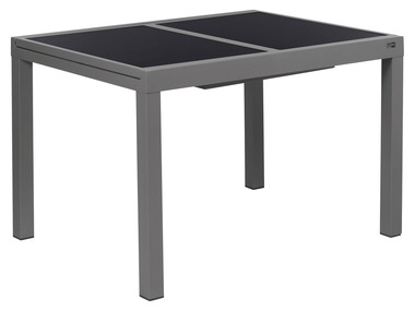 Table de jardin en aluminium gris extensible LIVARNO home Houston