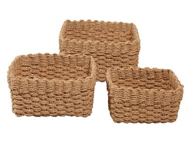 W5 Paniers de rangement, set de 3