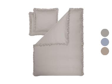 LIVARNO® Housse de couette en satin de microfibre, 240 x 220 cm