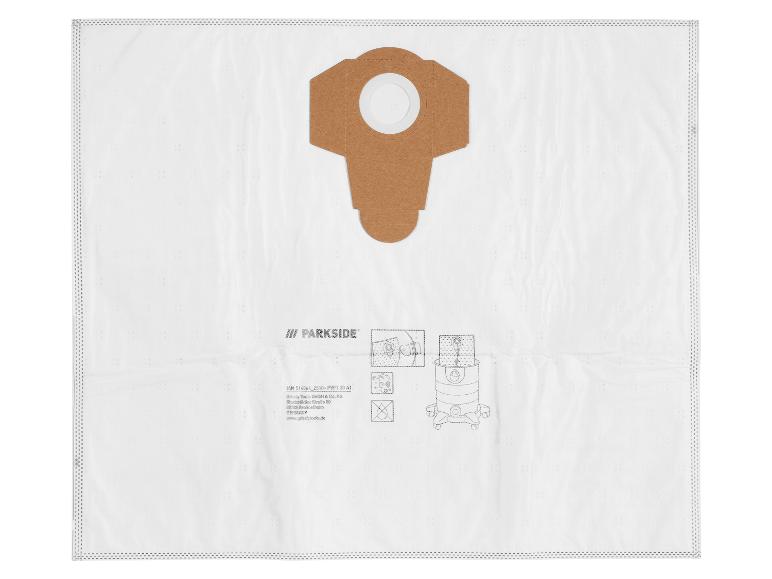 Sac d'aspirateur de rechange avec instructions d'utilisation et informations du fabricant.