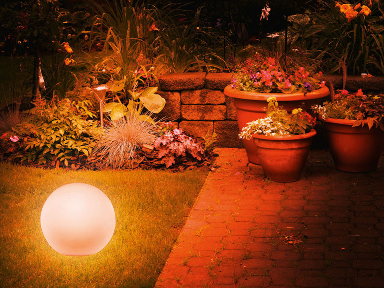 Aller en mode plein écran LIVARNO home Globe lumineux à LED Smart Home, Ø 40 cm - Photo 4