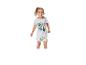 Kinder t-shirt en shorts, tropische print.