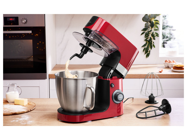 Ga naar volledige schermweergave: SILVERCREST® KITCHEN TOOLS Professionele keukenrobot, 1300 W, inhoud mengkom 6,3 L - afbeelding 3