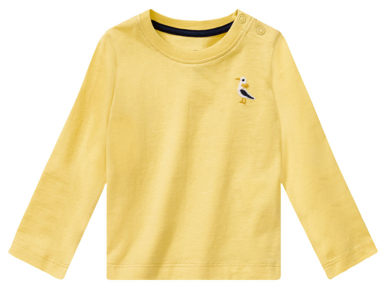 Ga naar volledige schermweergave: lupilu® Set van 3 biokatoenen T-shirts met lange mouwen - afbeelding 13