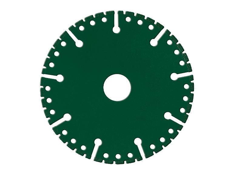 Un disque diamanté pour couper la pierre.