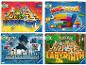 Quatre jeux de société Ravensburger : Labyrinth, Make 'n' Break, Scotland Yard et Pokémon Labyrinth.