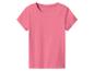 Effen roze T-shirt met korte mouwen