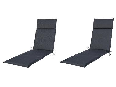 LIVARNO® Coussins pour chaise longue Houston, 2 pièces
