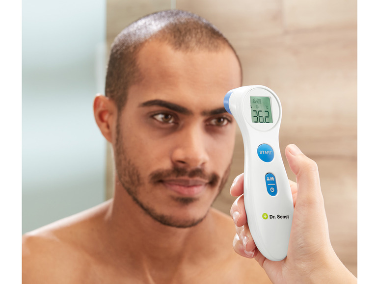 Aller en mode plein écran Dr. Senst Thermomètre corporel infrarouge sans contact - Photo 3