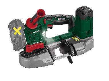 Accubandzaag 20 V PARKSIDE® PMBA20