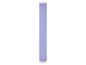 Un long bâton lumineux cylindrique violet avec des capuchons blancs aux deux extrémités.