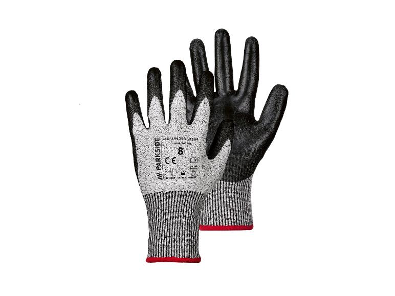 Gants de travail PARKSIDE, noirs et gris, taille 8