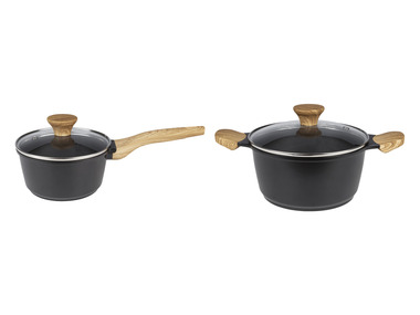 ERNESTO® Gegoten aluminium kookpot of steelpan Ø 20 / 16 cm, anti-aanbaklaag