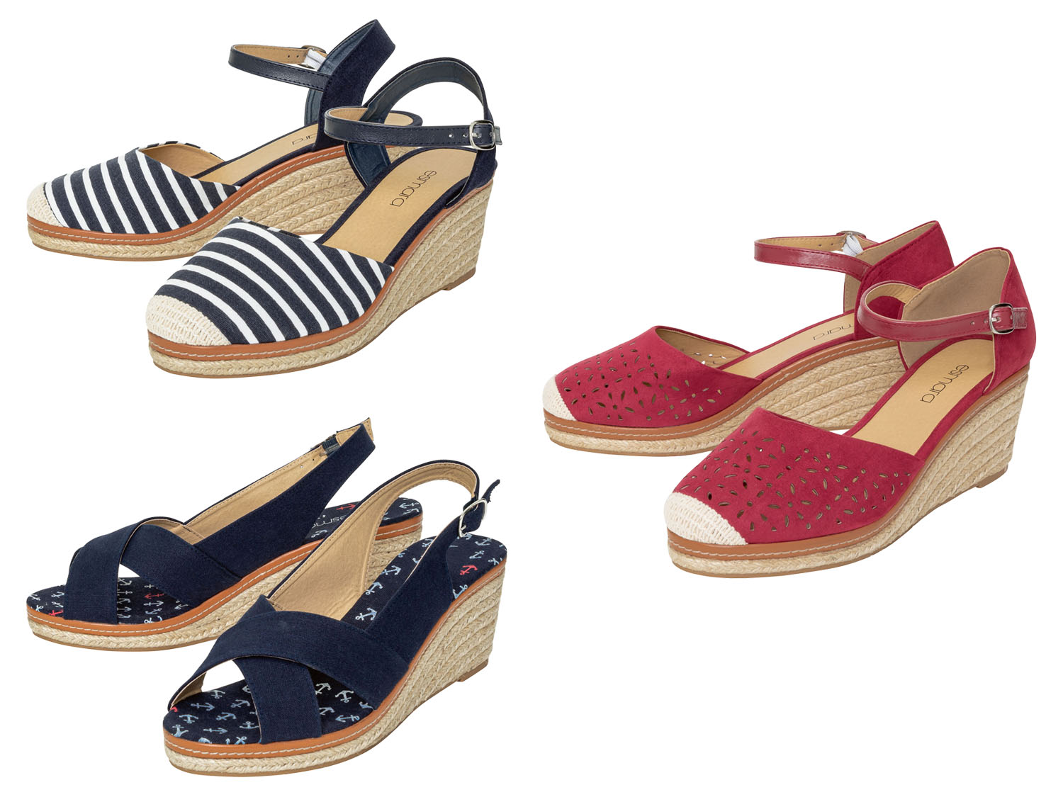 Sandalen met sleehak esmara®