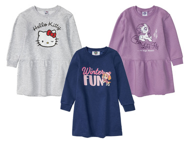 Sweatjurk met print van een katoenmix