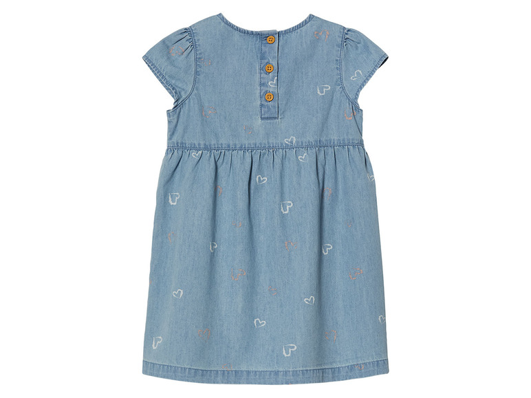 Aller en mode plein écran Robe en denim pour enfant en coton lupilu® - Photo 10