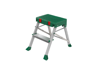 PARKSIDE® Tabouret d'atelier avec rangement pour outils, 2 marches