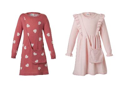 LUPILU® Robe tricotée pour filles avec sac