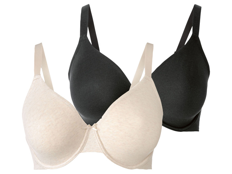 Aller en mode plein écran esmara® Set de 2 soutiens-gorge à armatures en un mélange de coton - Photo 7