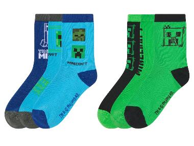 Chaussettes pour enfants, »Minecraft«, 3 paires