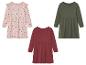 Trois robes à manches longues pour filles.