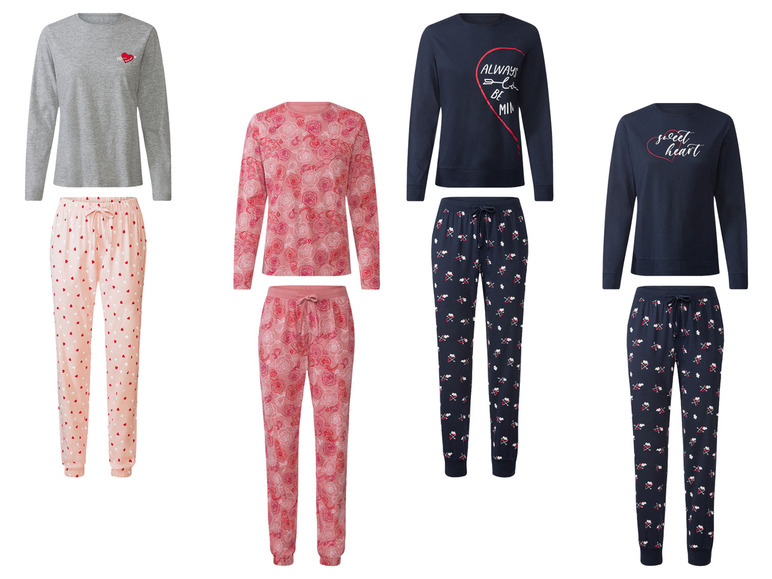 Ga naar volledige schermweergave: esmara® Pyjama met romantische print - afbeelding 1