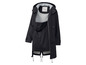 Zwarte parka met ingebouwde draagzak van We Love Parka.