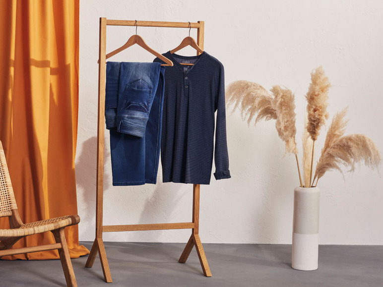Ga naar volledige schermweergave: LIVERGY® Shirt met lange mouwen van een katoenmix - afbeelding 4