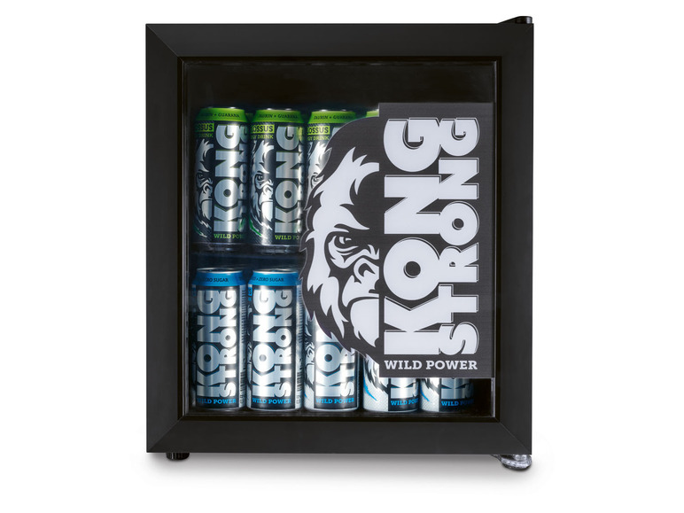 Aller en mode plein écran SILVERCREST Réfrigérateur à boissons avec porte en verre et imprimé Kong Strong, contenu 48 L - Photo 7