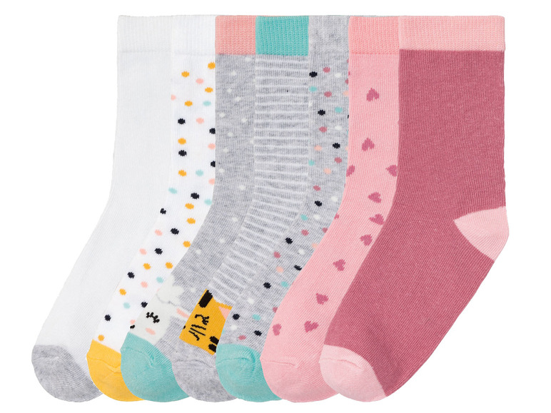 Aller en mode plein écran lupilu® Set de 7 paires de chaussettes pour enfants en un mélange de coton - Photo 8