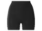 Short de cyclisme noir sans couture pour femme