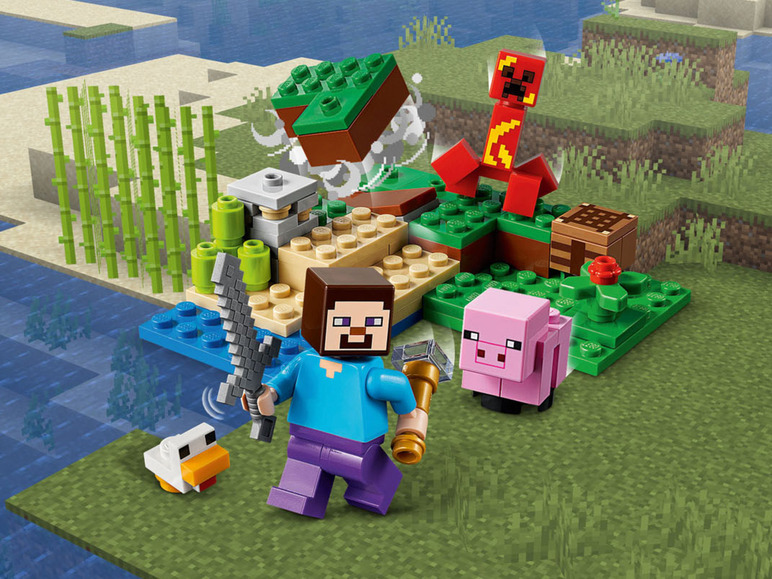 Ga naar volledige schermweergave: Lego Minecraft »De hinderlaag van de Creeper« (21177) - afbeelding 3