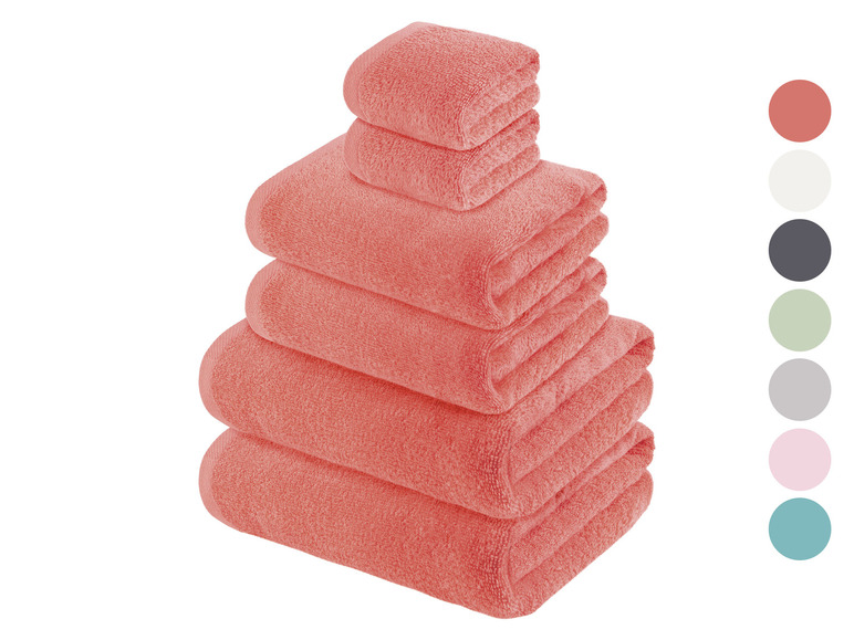 Ga naar volledige schermweergave: LIVARNO home Handdoek, set van 6 - afbeelding 1