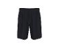 Zwarte sportshort met elastische tailleband en subtiel logo.