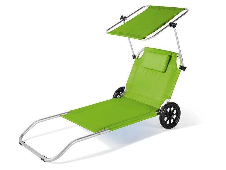 Aller en mode plein écran CRIVIT Chaise longue de plage ou chariot de transport - Photo 2