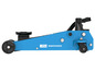 Un cric hydraulique bleu de la marque Güde Hebetechnik