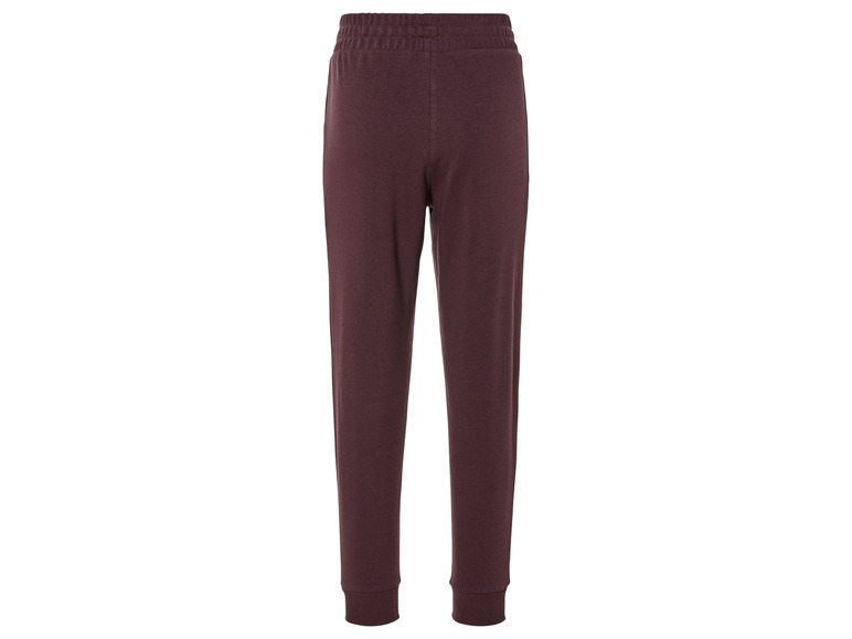 Pantalon de jogging marron avec taille élastique.