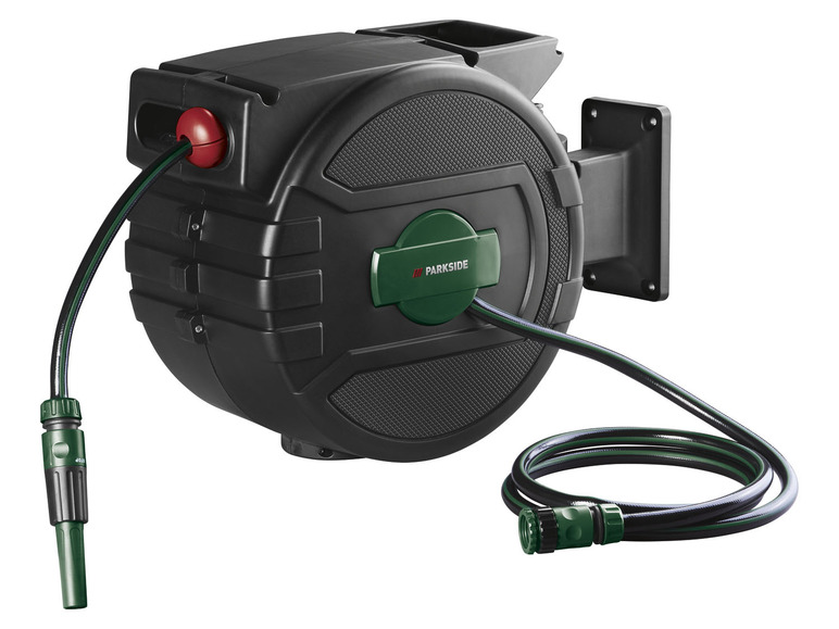 Ga naar volledige schermweergave: PARKSIDE® Muurhaspel met tuinslang, 25 m - afbeelding 1