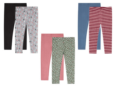 lupilu® Set de 2 leggings en un mélange de coton