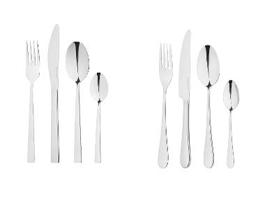 SILVERCREST® Set de couverts en acier inoxydable, 24 pièces