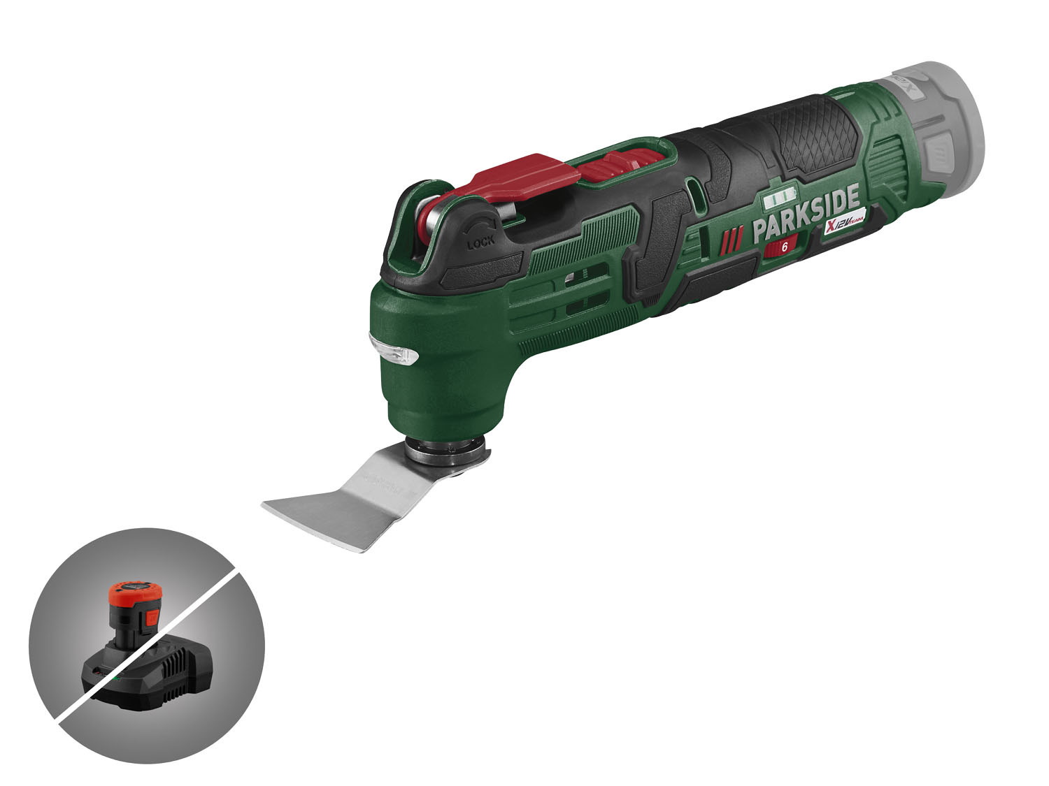 PARKSIDE® Outil multifonction sans fil » PAMFW 12 E4