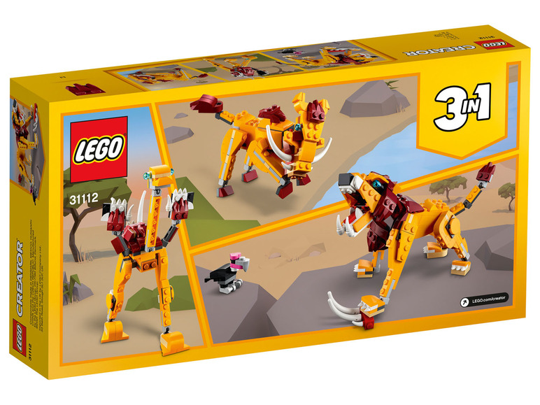 Ga naar volledige schermweergave: LEGO® Creator Wilde leeuw (31112) - afbeelding 2