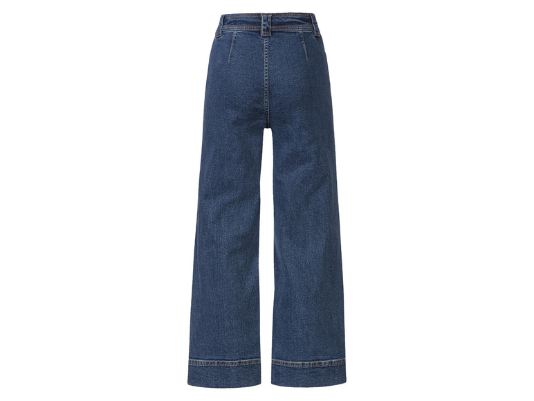 Ga naar volledige schermweergave: esmara® Wide leg jeans van een katoenmix - afbeelding 9