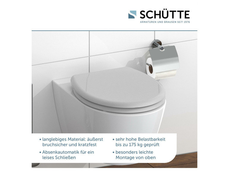 Ga naar volledige schermweergave: Schütte WC zitting duroplast, met soft-close-mechanisme - afbeelding 20