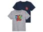 Deux t-shirts pour garçons avec un imprimé Avengers.