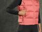 Gilet matelassé rose Explorer avec poche