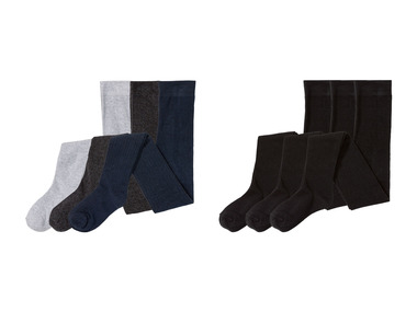 pepperts!® Set van 3 broekkousen van een katoenmix