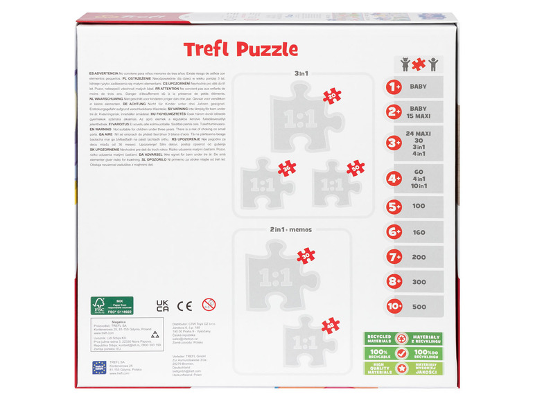 Ga naar volledige schermweergave: Trefl 3-in-1 puzzel - afbeelding 7