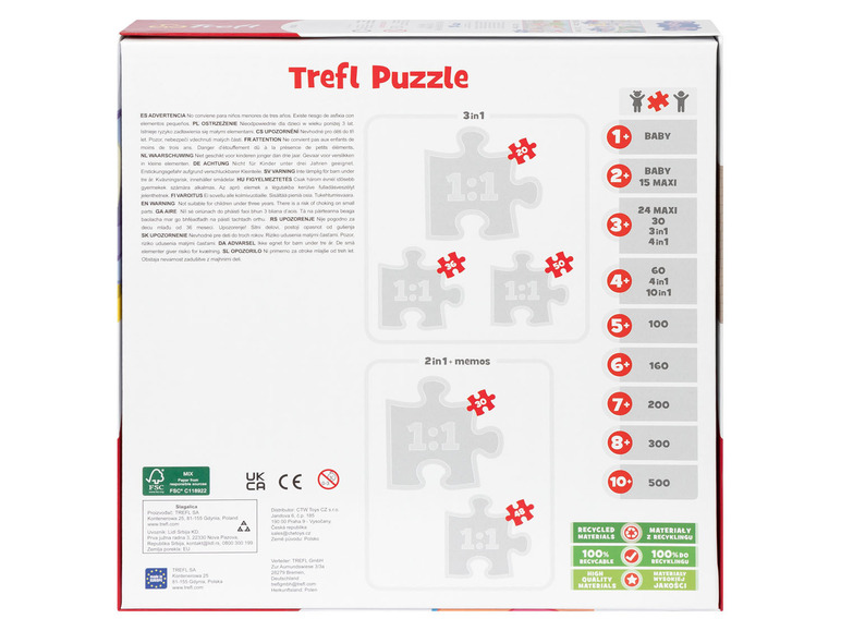 Ga naar volledige schermweergave: Trefl 3-in-1 puzzel - afbeelding 5