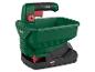 Groene Parkside X 20 V Team accuhands spreader met rode bedieningselementen.